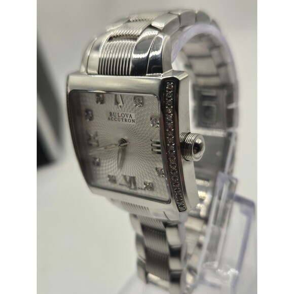 Accutron by Bulova 63R103 Masella Diamond Silver Band Women\'s Watch $950 main image 7